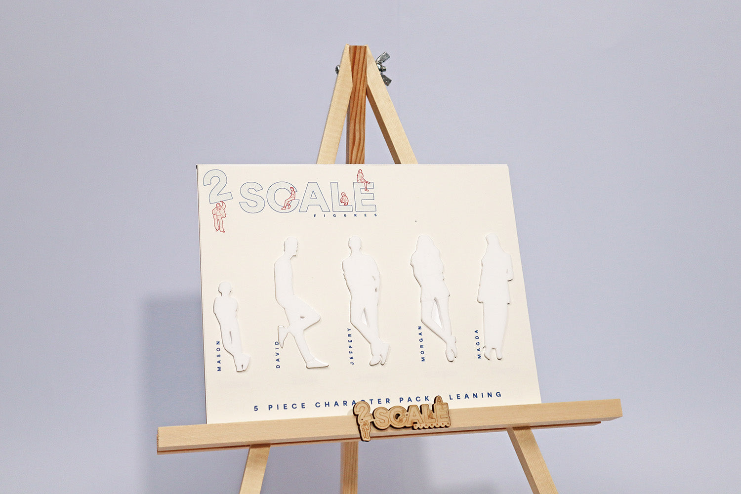 5 Piece Character Set Leaning