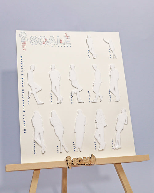 12 Piece Character Set Leaning