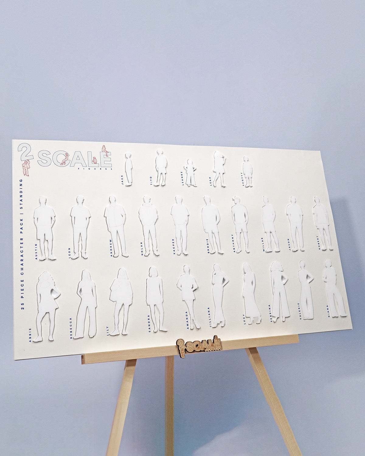 25 Piece Character Set Standing