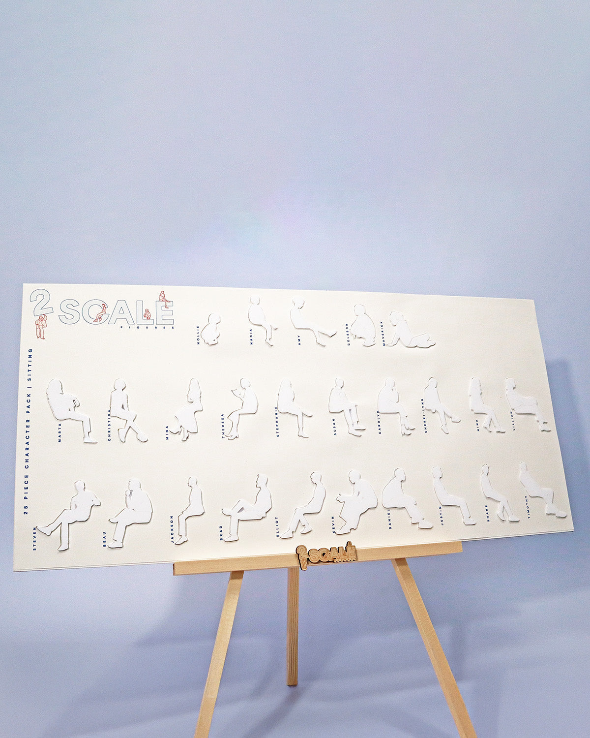 25 Piece Character Set Sitting