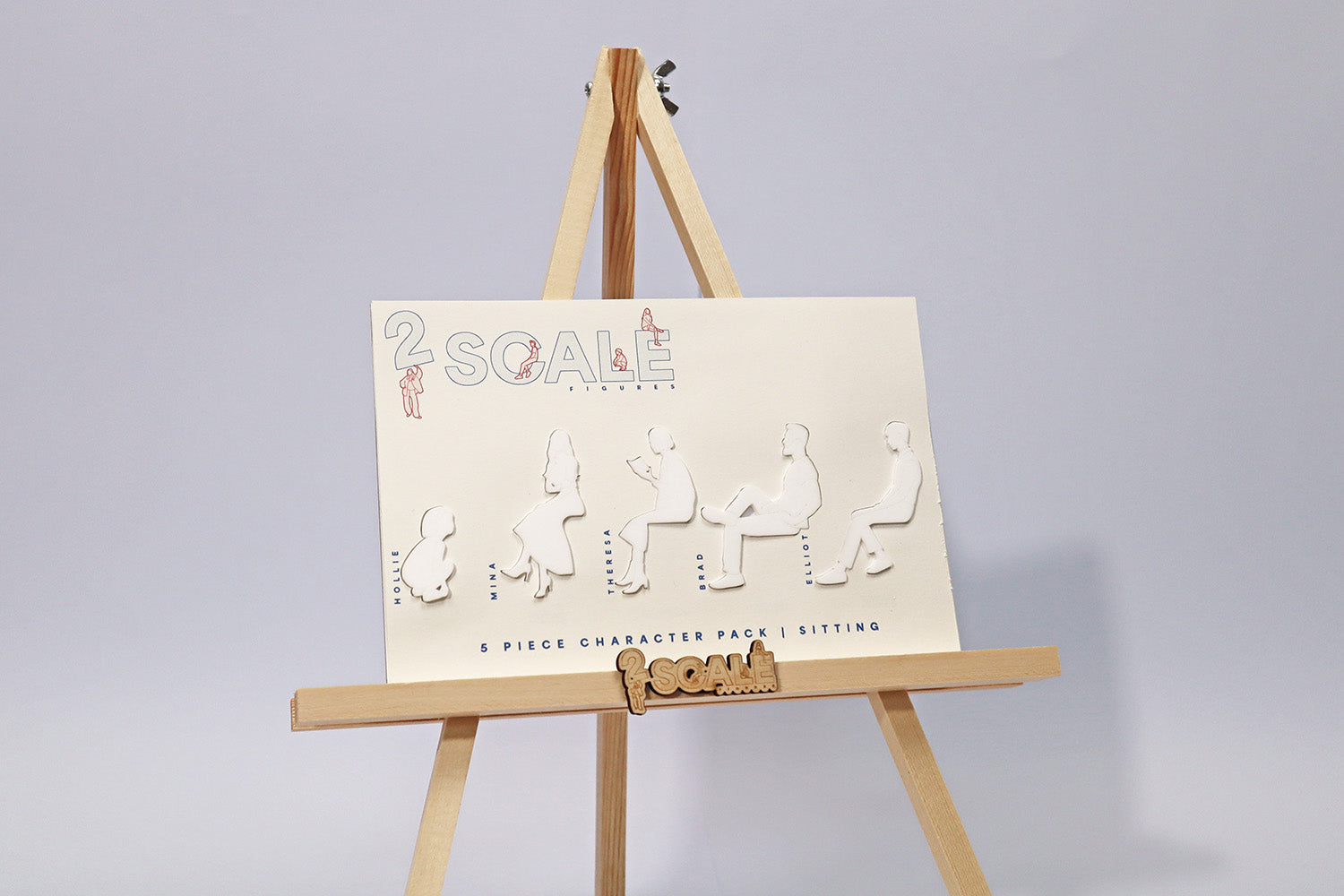 5 Piece Character Set Sitting