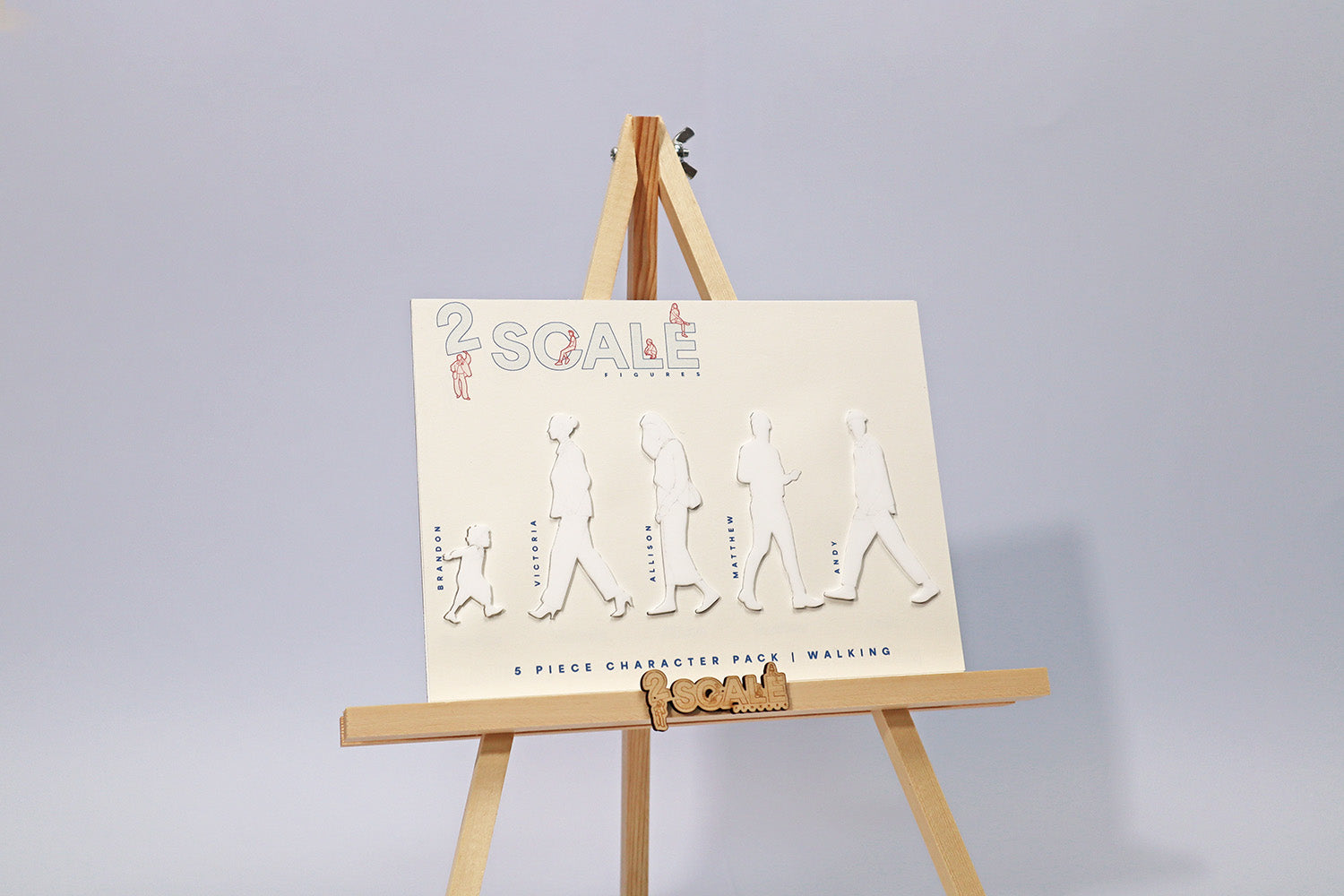 5 Piece Character Set Walking
