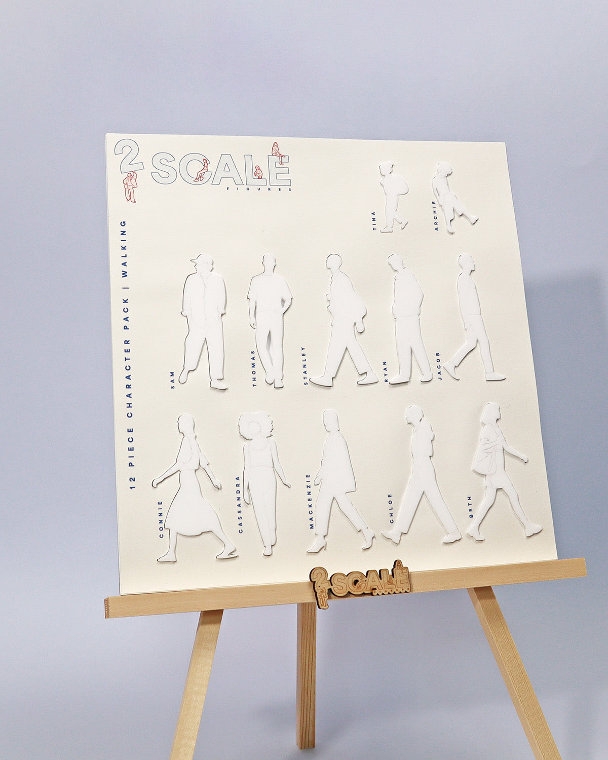 12 Piece Character Set Walking