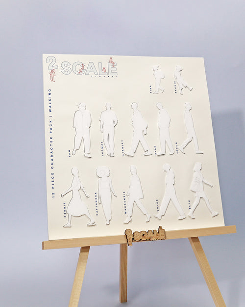 12 Piece Character Set Walking