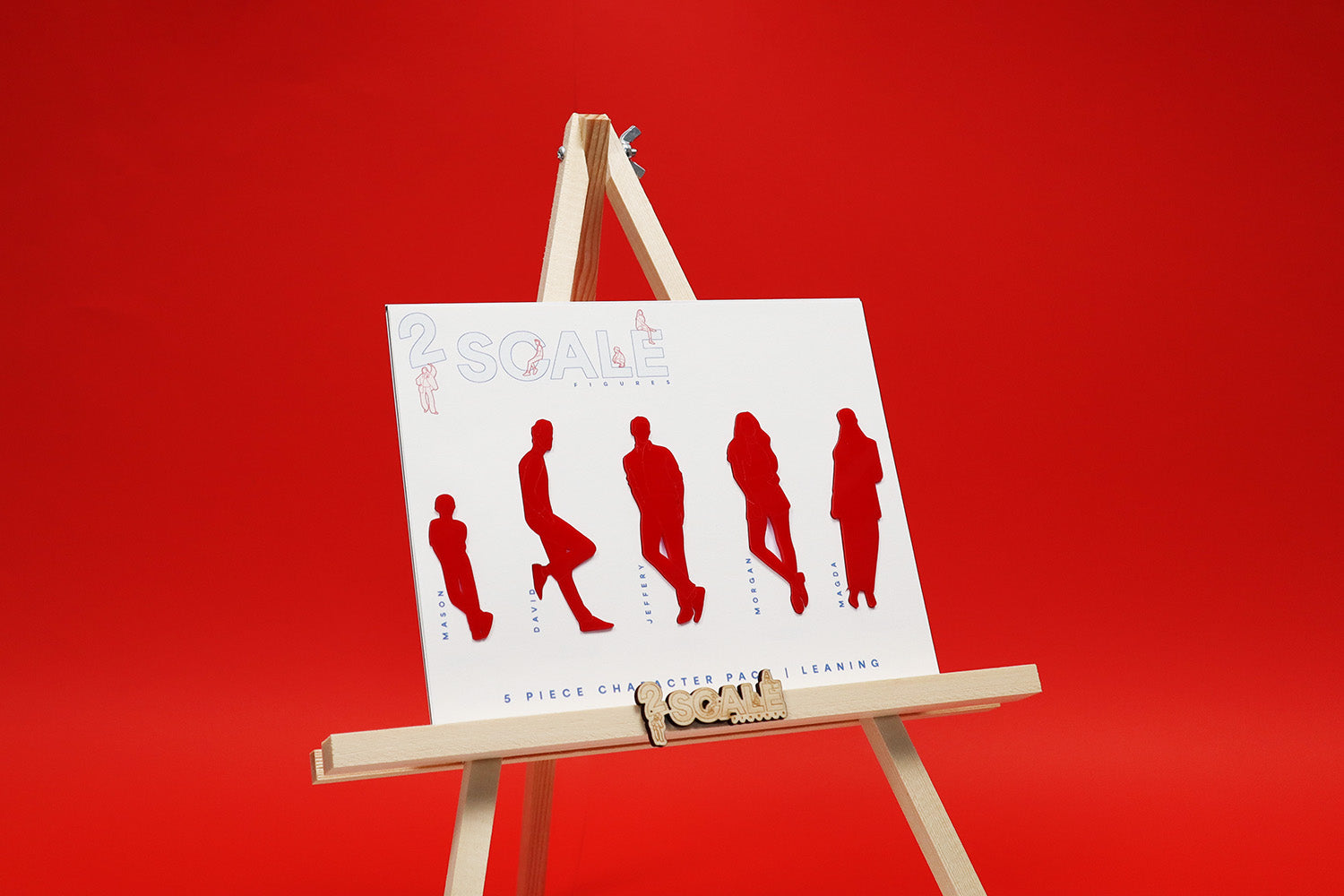 5 Piece Character Set Leaning