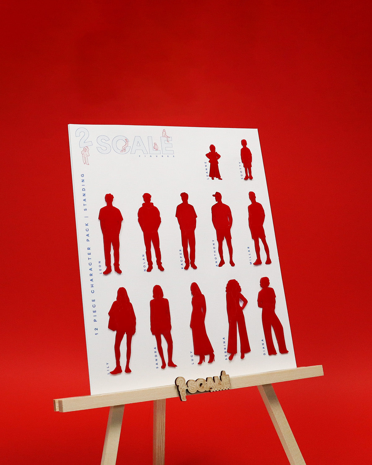 12 Piece Character Set Standing
