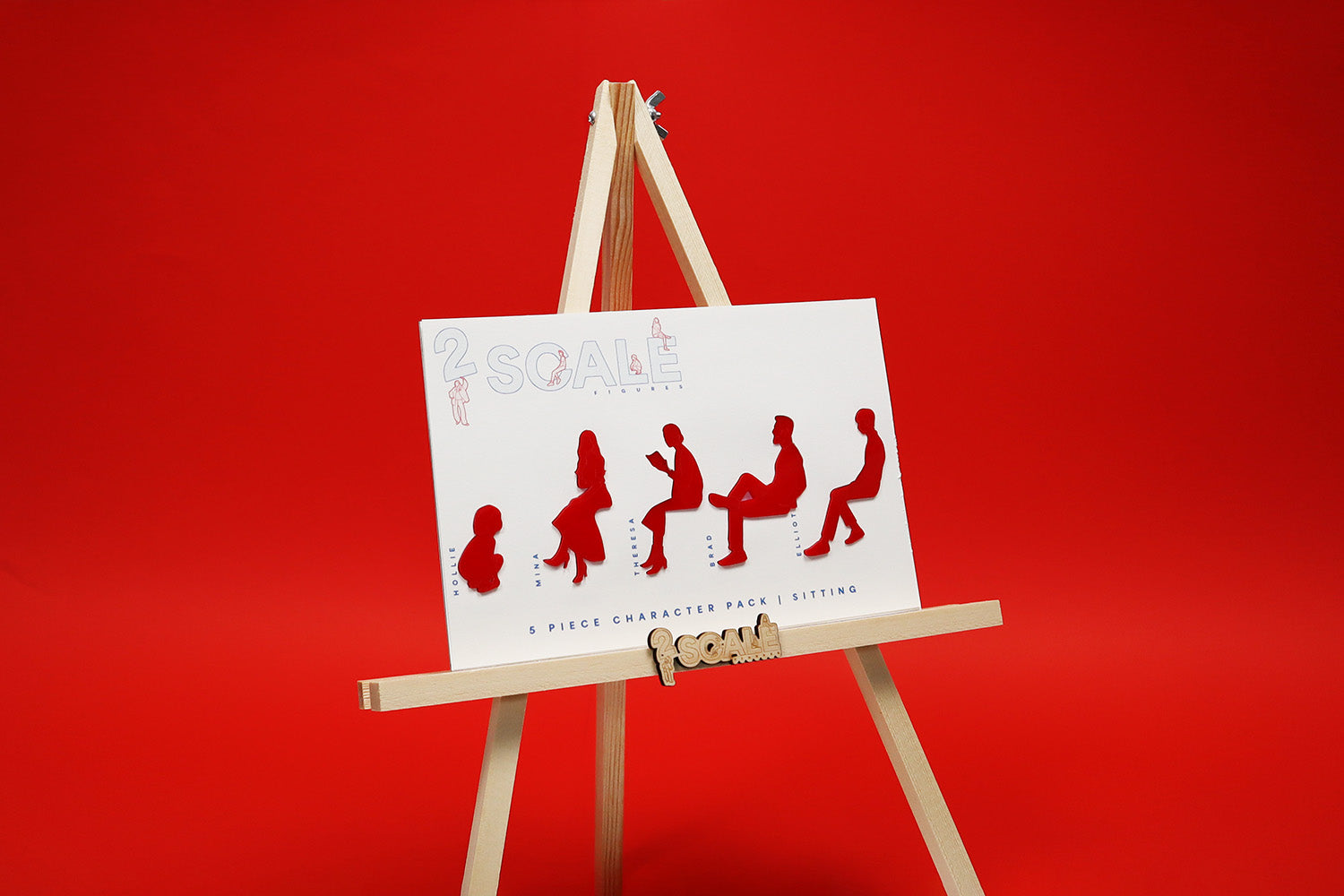 5 Piece Character Set Sitting