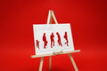 5 Piece Character Set Climbing Stairs