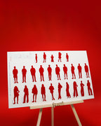 25 Piece Character Set Standing