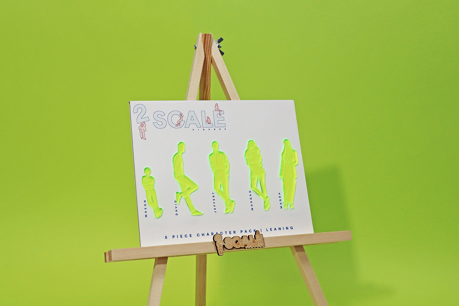 5 Piece Character Set Leaning