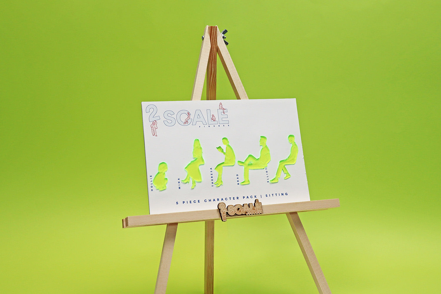5 Piece Character Set Sitting