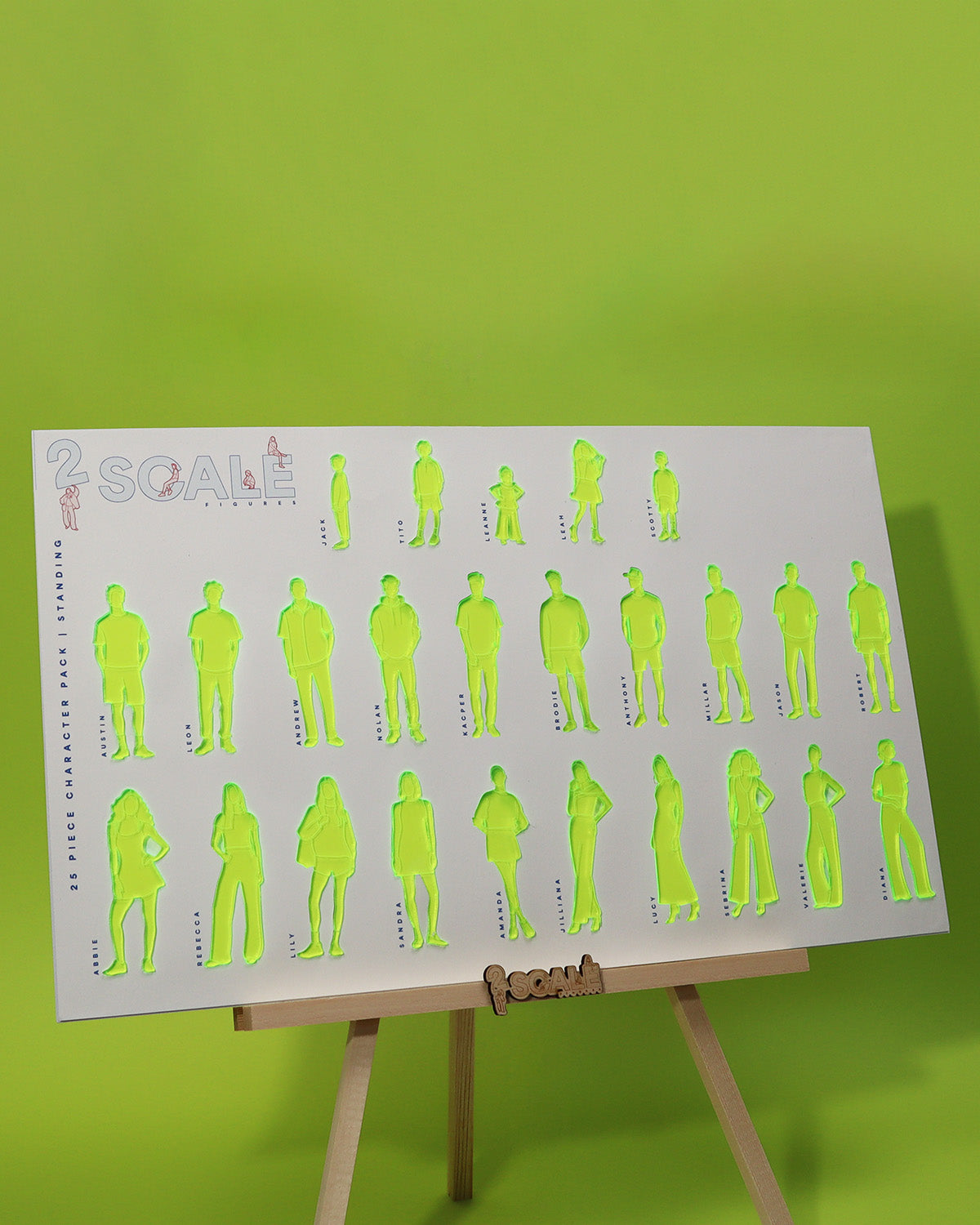 25 Piece Character Set Standing