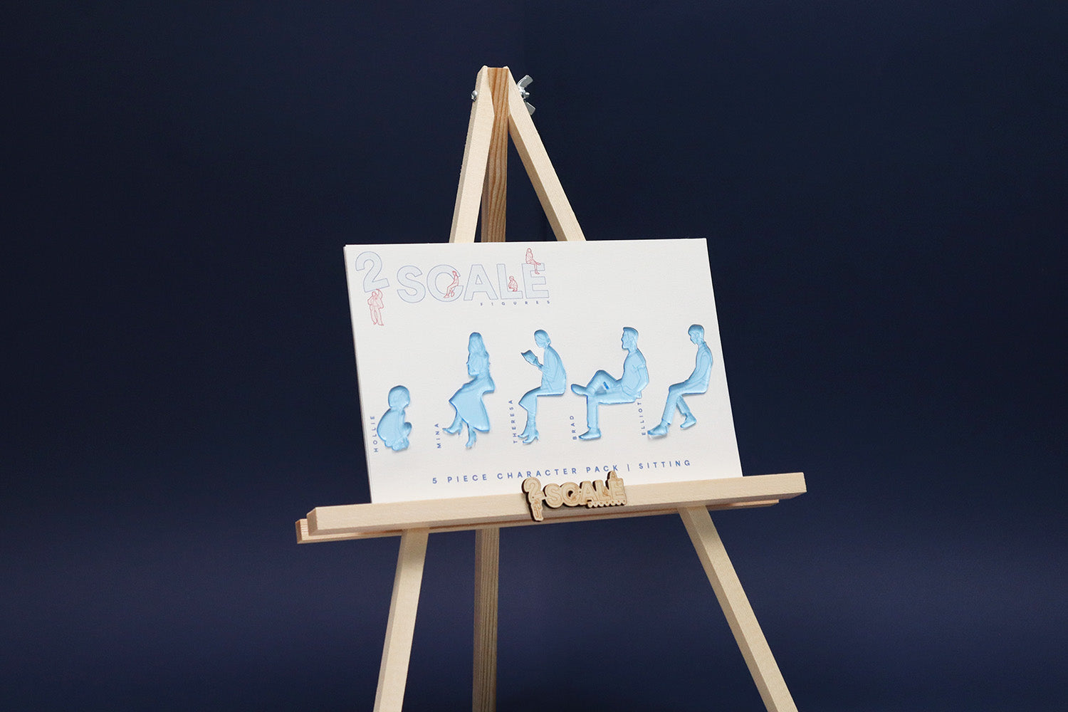 5 Piece Character Set Sitting