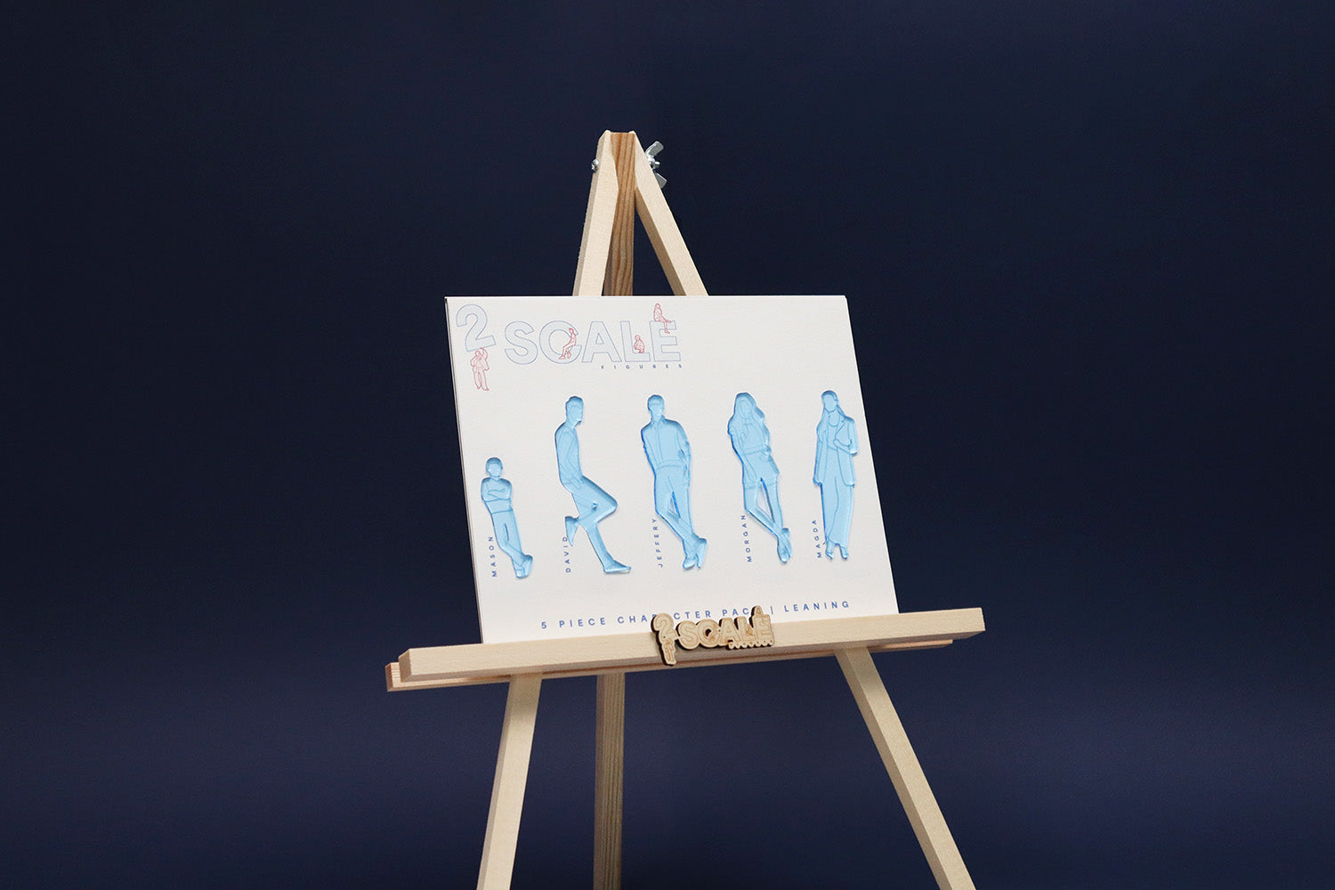 5 Piece Character Set Leaning