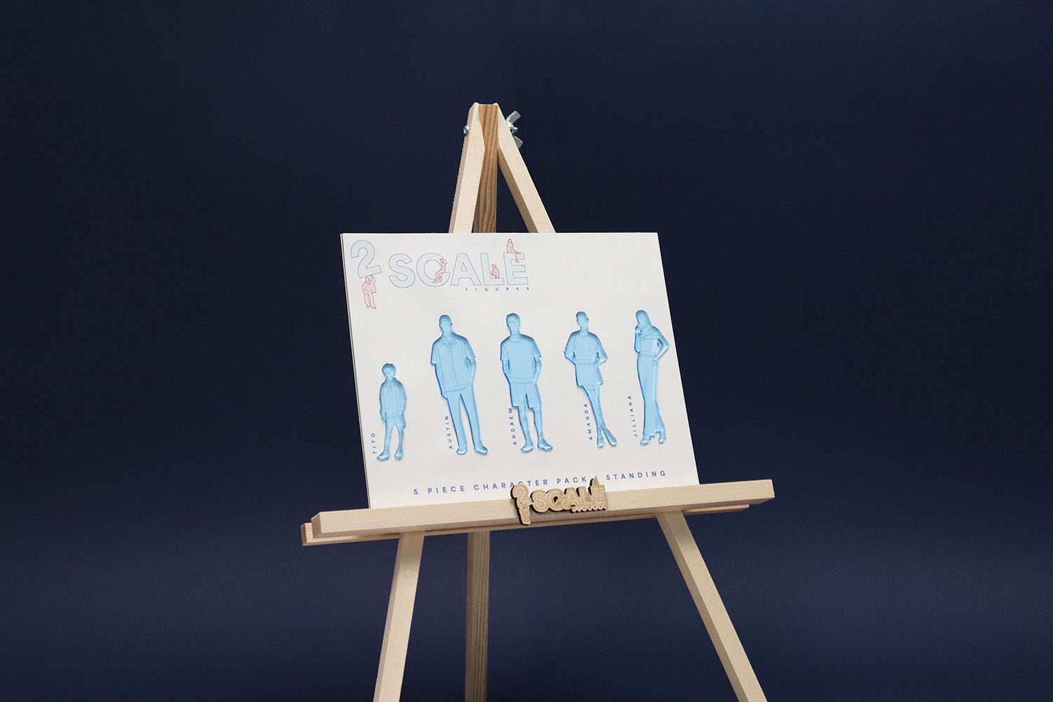 5 Piece Character Set Standing