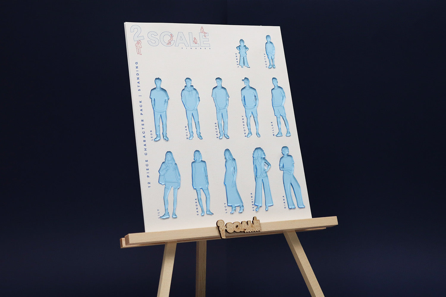 12 Piece Character Set Standing