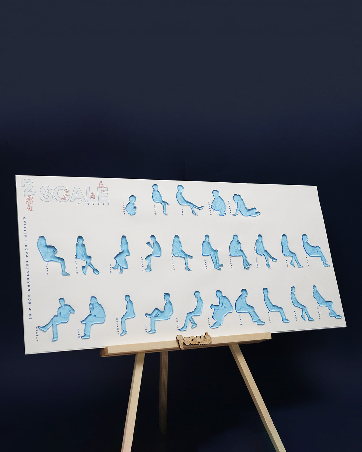 25 Piece Character Set Sitting