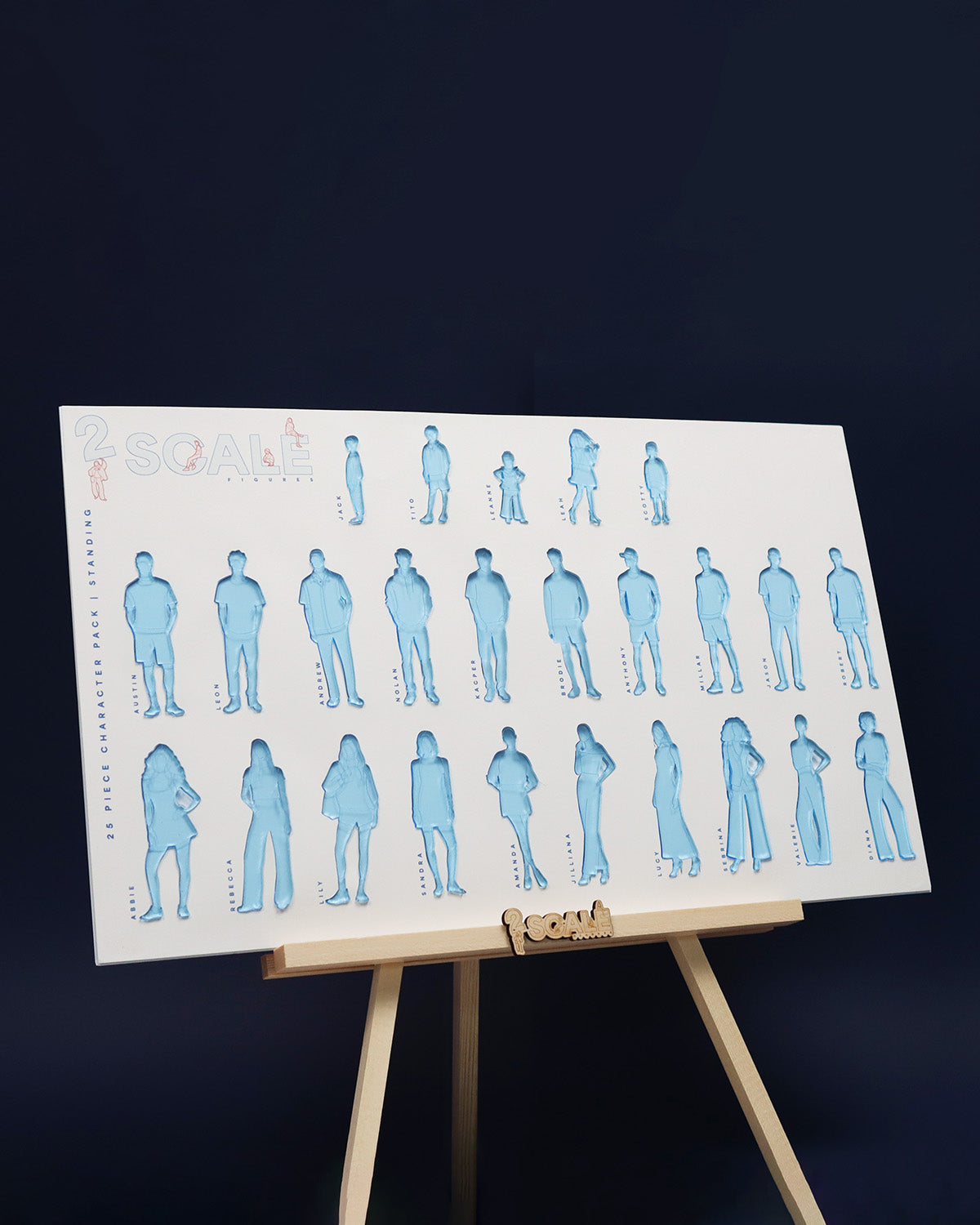 25 Piece Character Set Standing