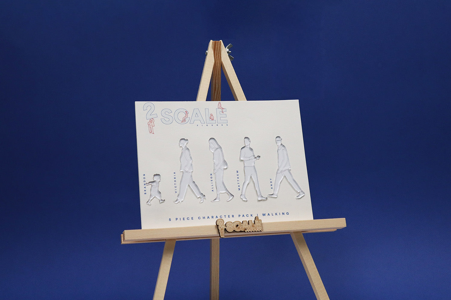5 Piece Character Set Walking