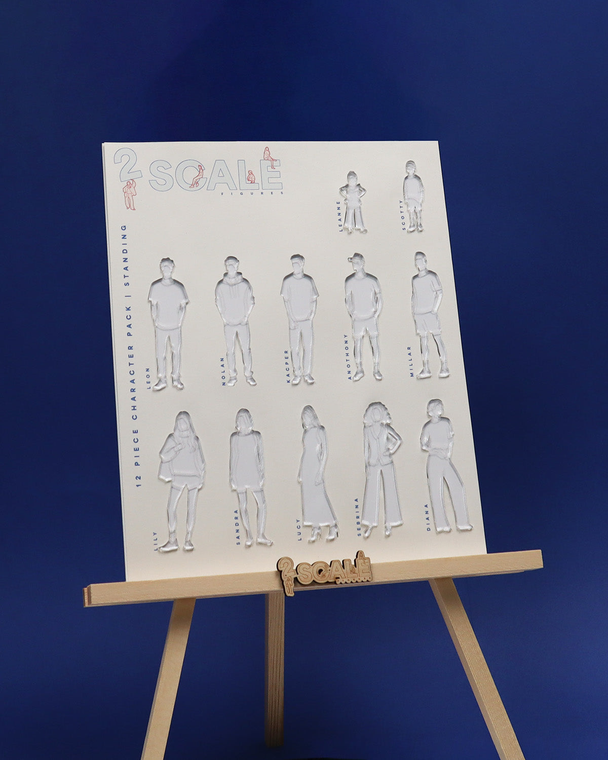 12 Piece Character Set Standing