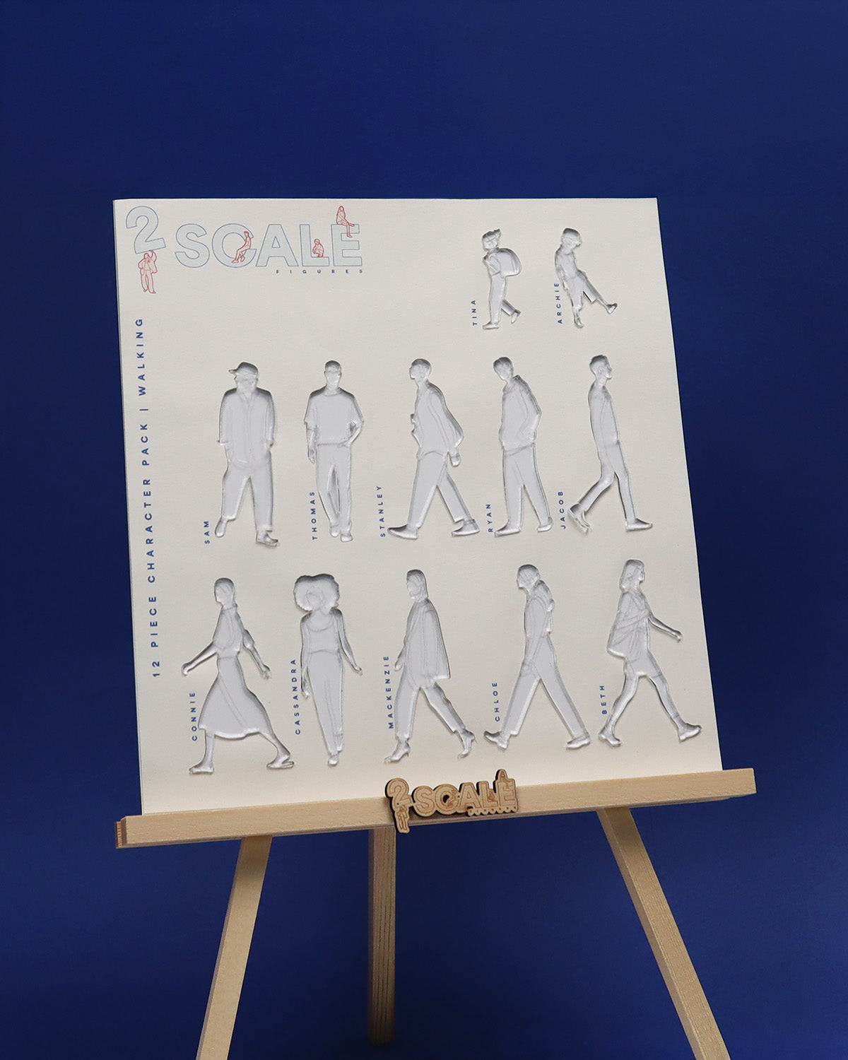 12 Piece Character Set Walking
