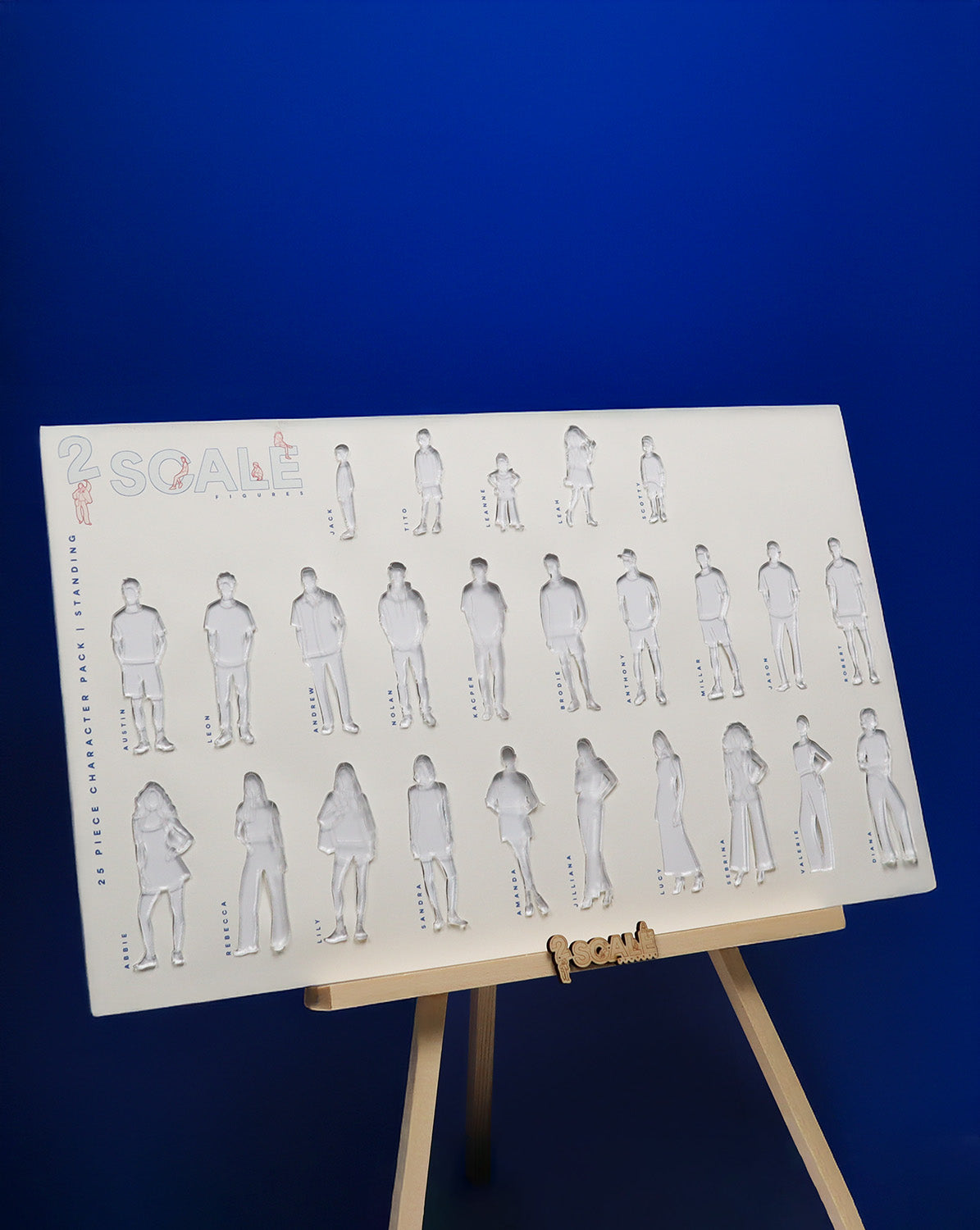 25 Piece Character Set Standing