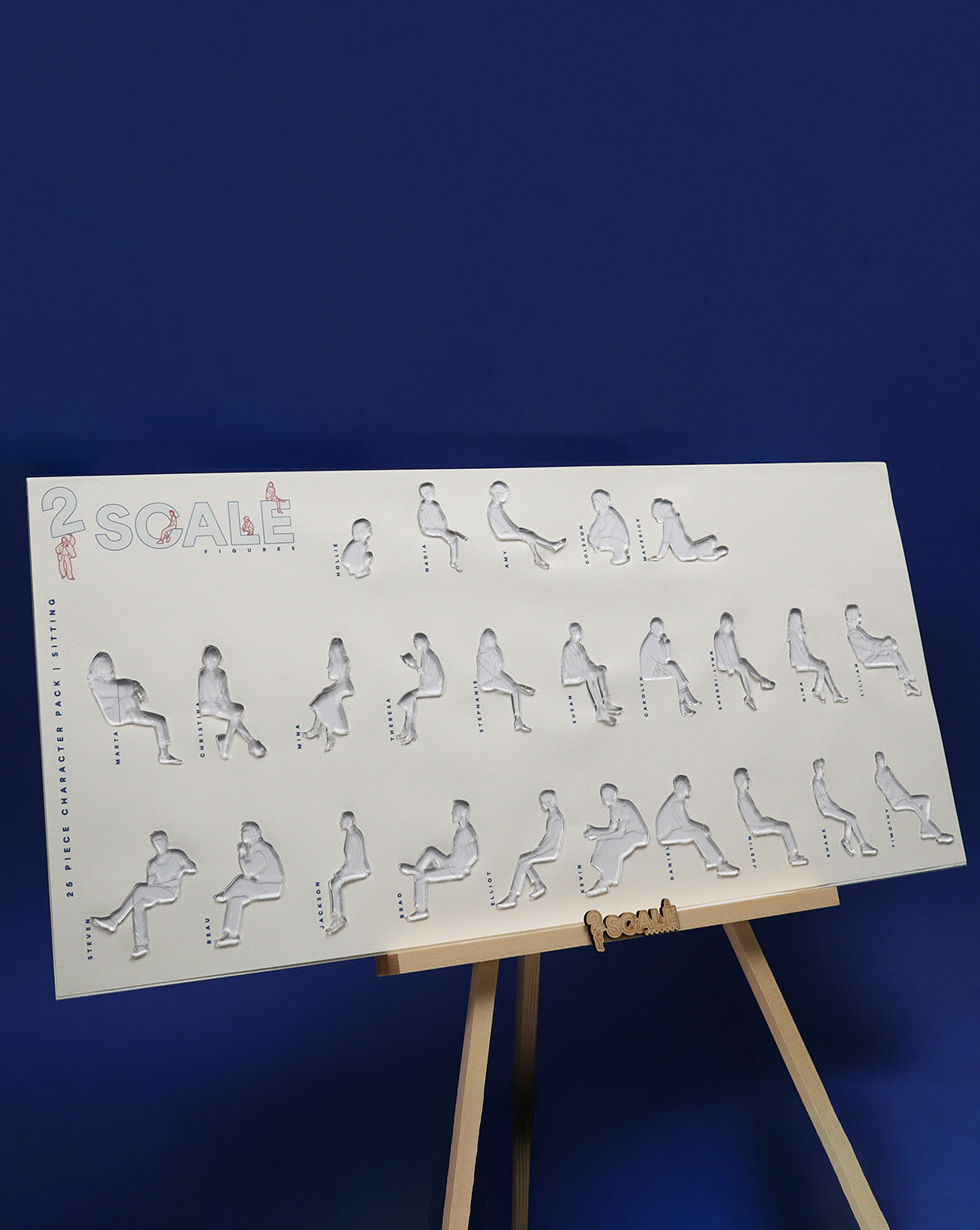 25 Piece Character Set Sitting