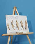 5 Piece Character Set Leaning