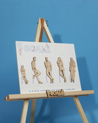 5 Piece Character Set Leaning
