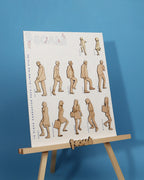 12 Piece Character Set Climbing Stairs