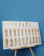 25 Piece Character Set Standing