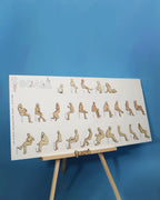 25 Piece Character Set Sitting