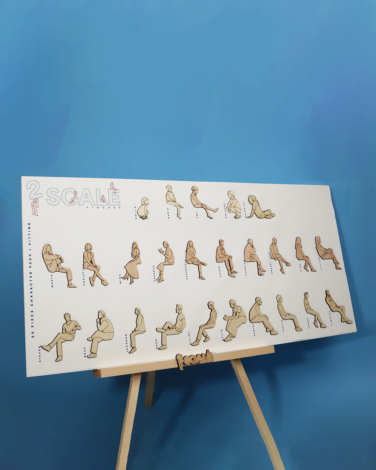 25 Piece Character Set Sitting