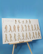 25 Piece Character Set Walking