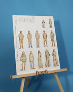 12 Piece Character Set Standing