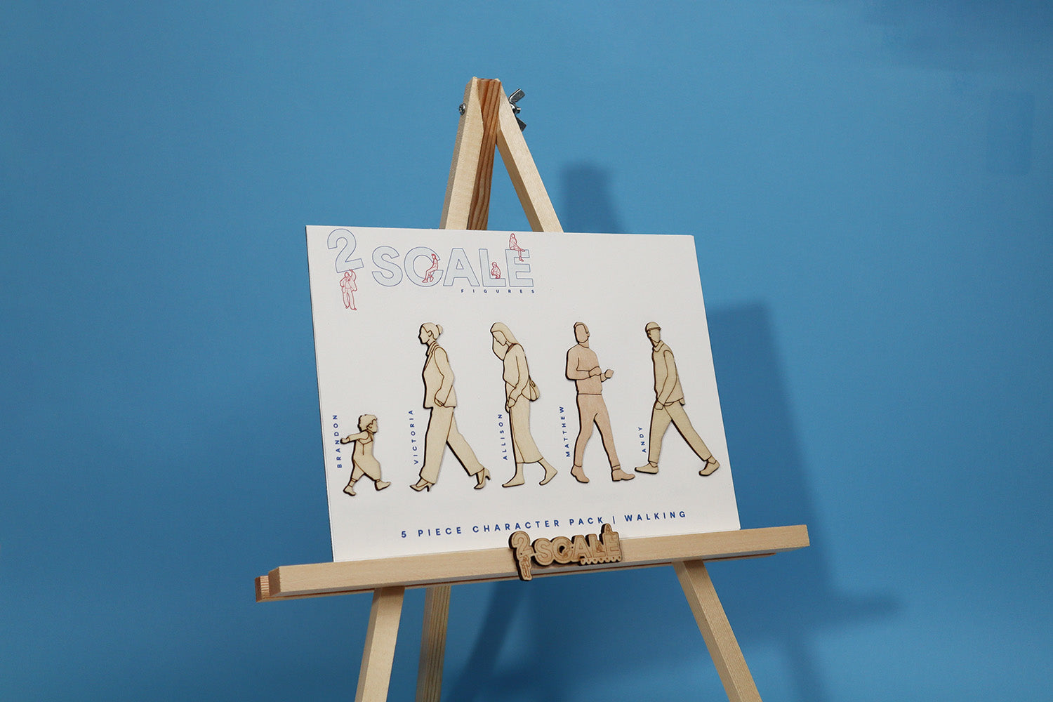 5 Piece Character Set Walking