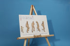 5 Piece Character Set Climbing Stairs