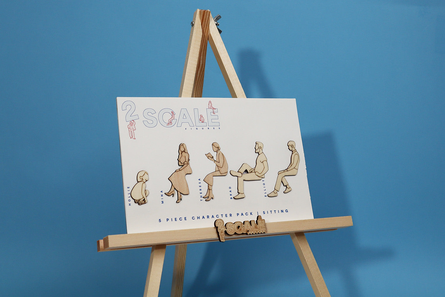 5 Piece Character Set Sitting