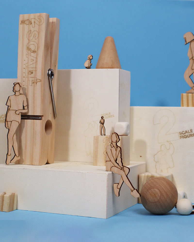 12 Piece Character Set Climbing Stairs
