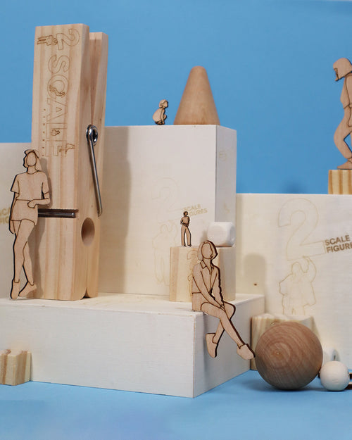 12 Piece Character Set Climbing Stairs